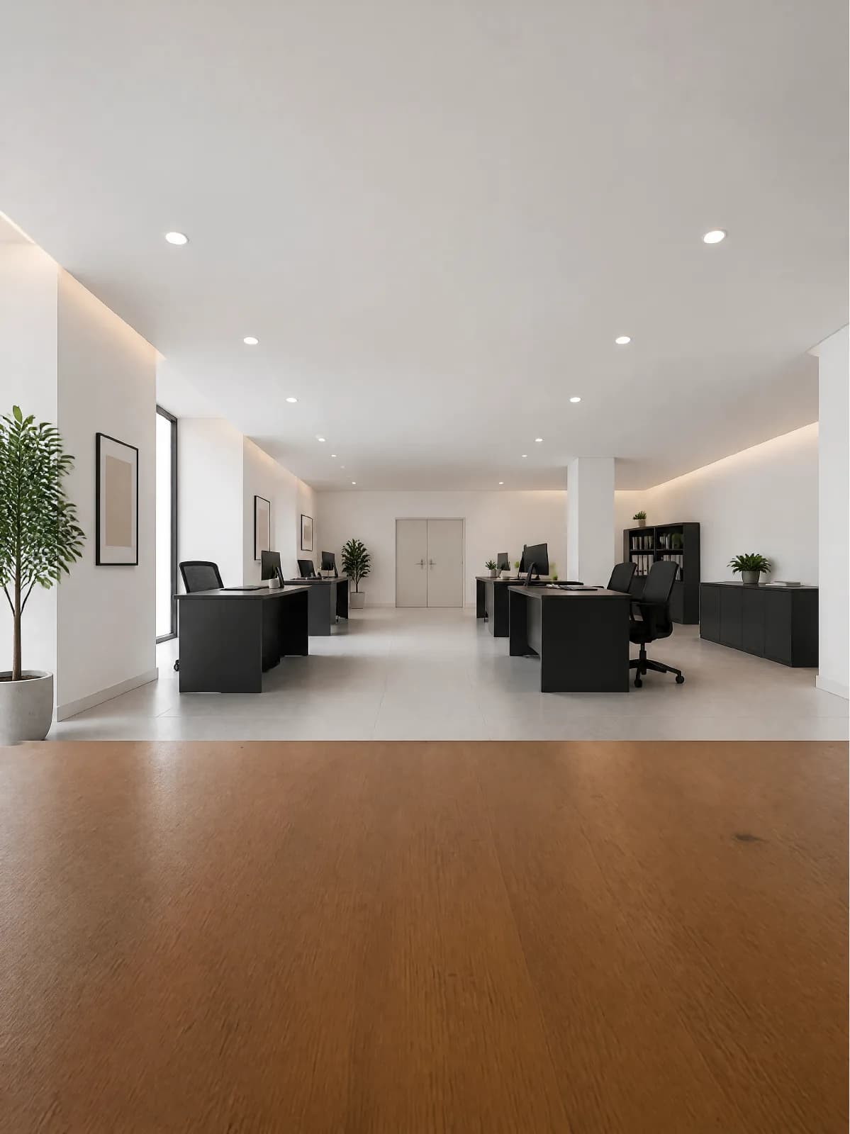 Sampul Minimalist Office: foto ruang kantor minimalis